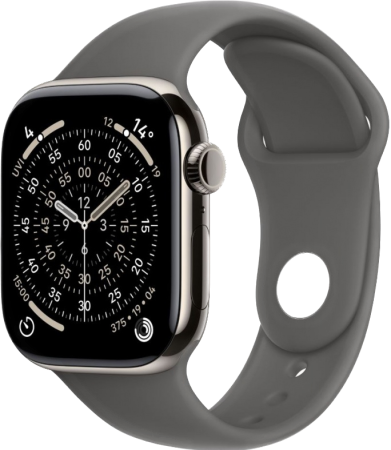 Умные часы Apple Watch Series 10 42 мм, M/L 140-245 мм, Titanium Case GPS+Cellular, Gray